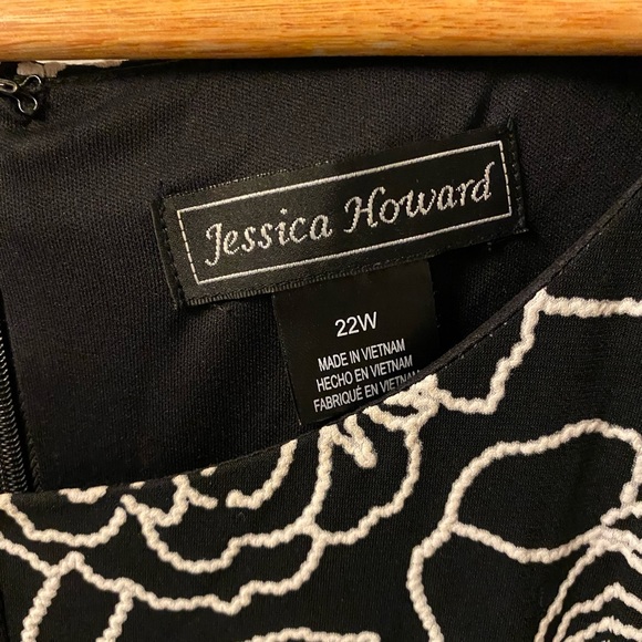 Black and white size 22 Jessica Howard Dress - Picture 2 of 2